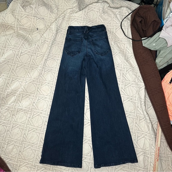 Good American Good Waist Palazzo Jeans Size 2/26 GWP220T Indigo 501 33” Inseam - Picture 9 of 14